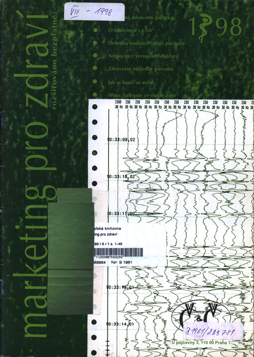 Marketing pro zdraví =Marketing for health = Marketing für die Gesundheit : pro pracovníky ve zdravotnictví : informace o výrobcích pro zdravotnictví a výrobu léků