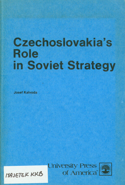 Czechoslovakia's role in Soviet strategy