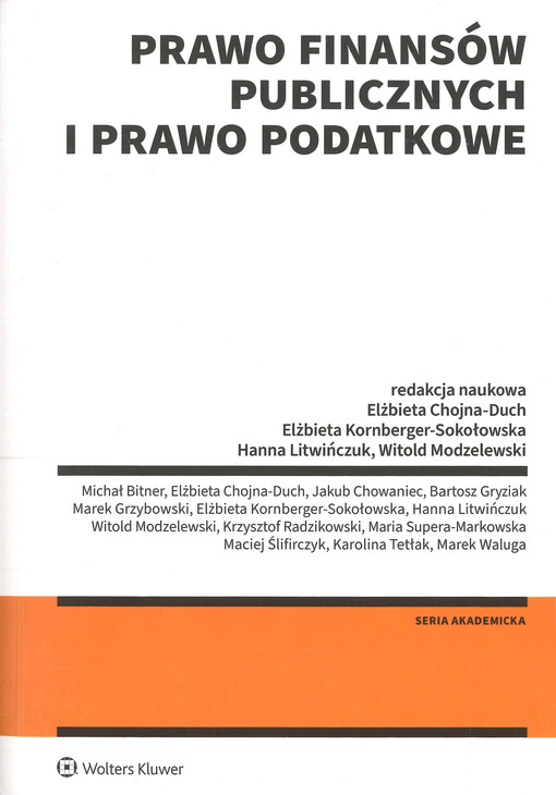 Prawo finansów publicznych i prawo podatkowe