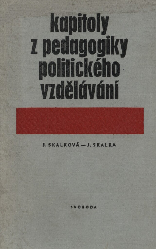 Kapitoly z pedagogiky politického vzdělávání