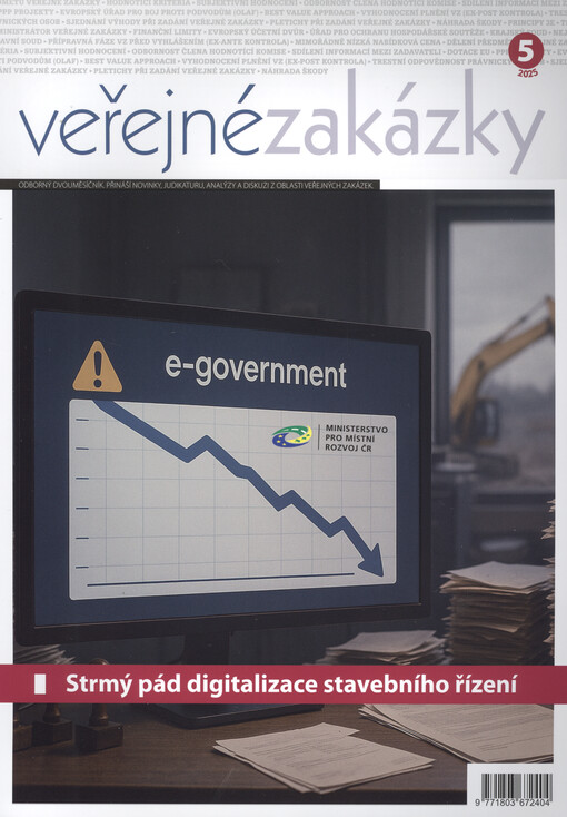 Veřejné zakázky : nový dvouměsíčník o veřejných zakázkách