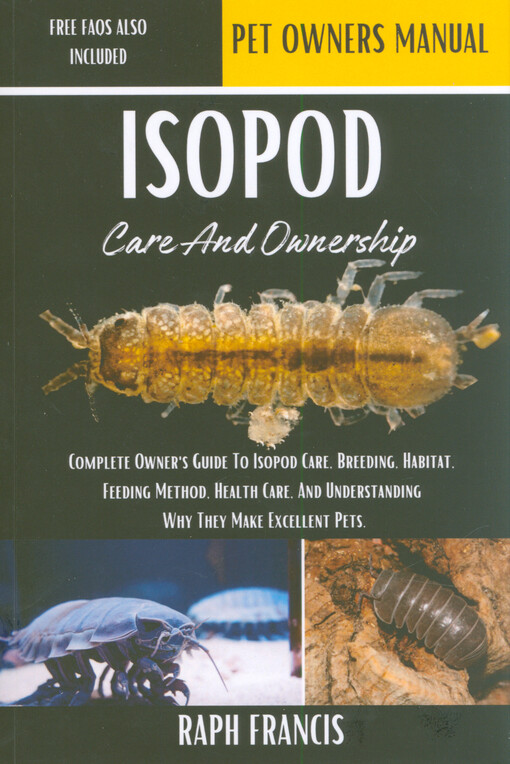 Isopod care and ownership