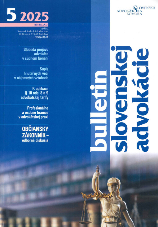 Bulletin slovenskej advokácie