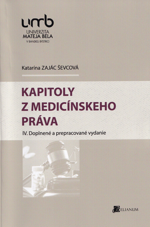 Kapitoly z medicínskeho práva