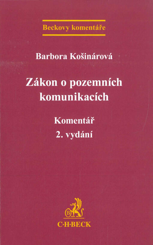 Zákon o pozemních komunikacích : komentář