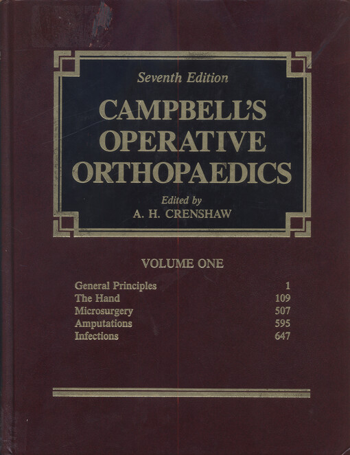 Campbell's operative orthopaedics