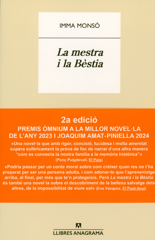 Imma Monsó - La mestra i la Bèstia