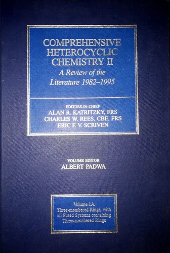 Comprehensive heterocyclic chemistry II :a review of the literature 1982-1995 : the structure, reactions, synthesis, and uses of heterocyclic compounds.Volume 3,Five-membered rings with two heteroatoms and fused carbocyclic derivatives