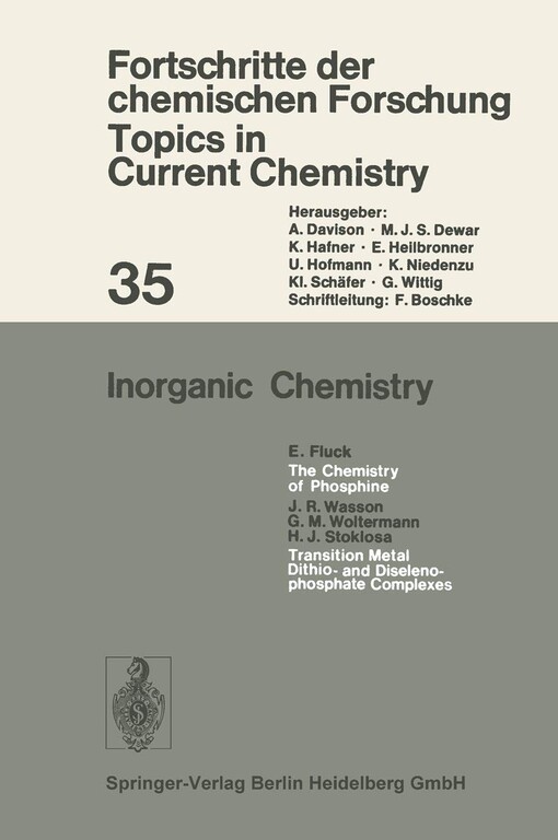 Inorganic chemistry / E. Fluck...[et al.]
