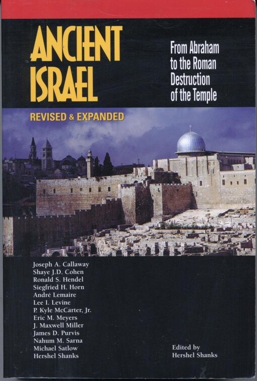 Ancient Israel: A Short History from Abraham to the Roman Destruction of the Temple