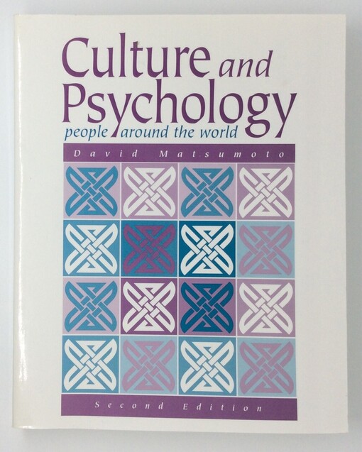 Culture and psychology :people around the world