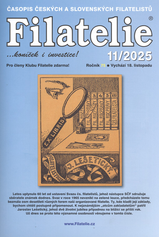 Filatelie : časopis československých filatelistů