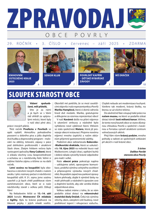 Zpravodaj obce Povrly