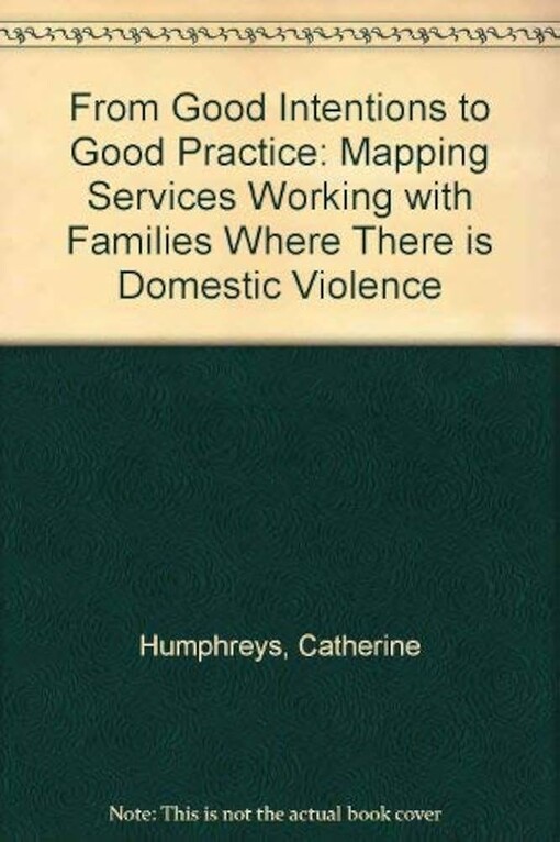 From Good Intentions to Good Practice: Mapping services working with families where there is domestic violence
