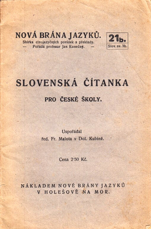 Slovenská čítanka a mluvnice pro české školy