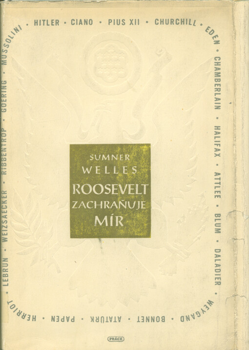 Roosevelt zachraňuje mír : paměti amerického diplomata