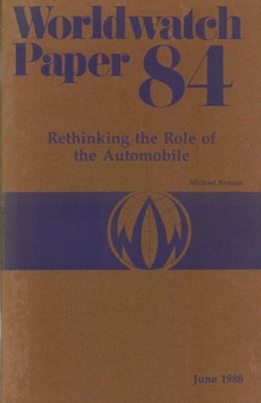 Rethinking the role of the automobile