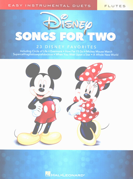 Disney Songs For Two : Flute