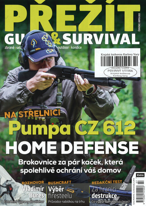Přežít : guns & survival : zbraně, sebeobrana, výstroj, airsoft, outdoor, kondice