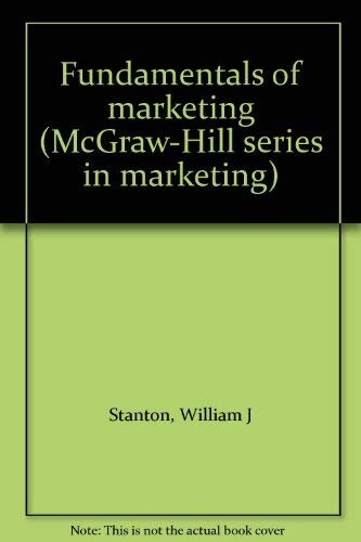 Fundamentals of Marketing