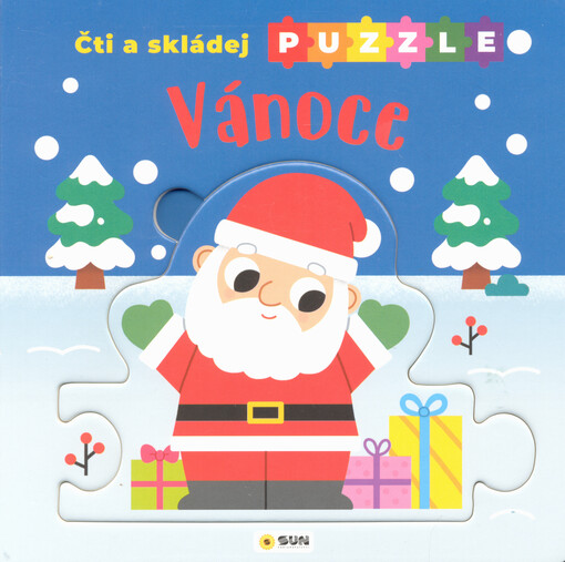 Čti a skládej puzzle. Vánoce