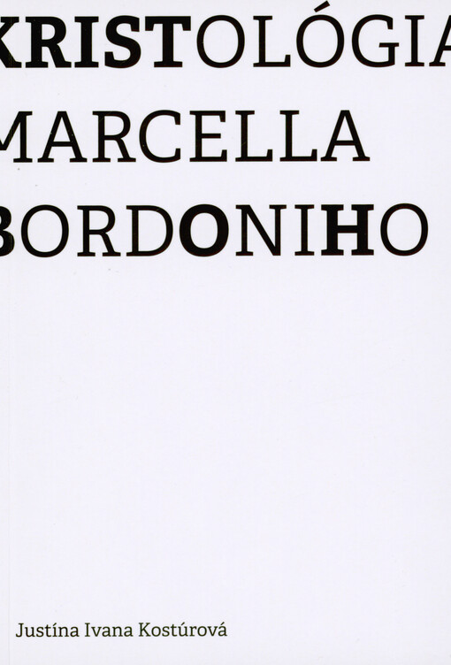 Kristológia Marcella Bordoniho