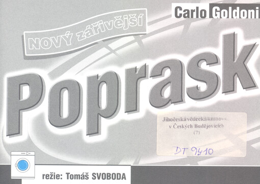 Carlo Goldoni, Poprask