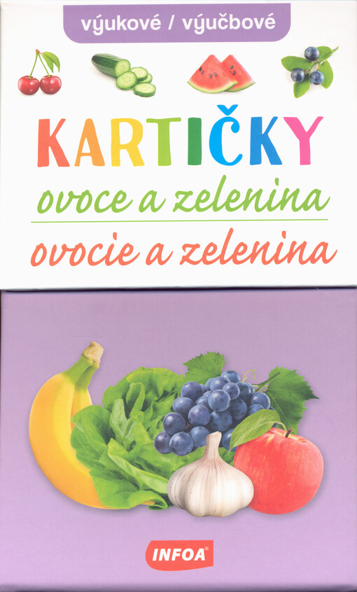 Kartičky : ovoce a zelenina = ovocie a zelenina