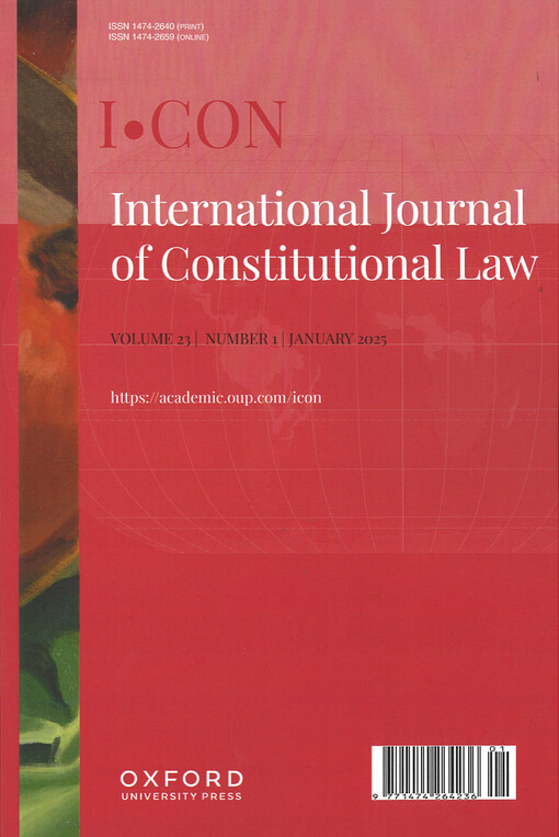 International journal of constitutional law