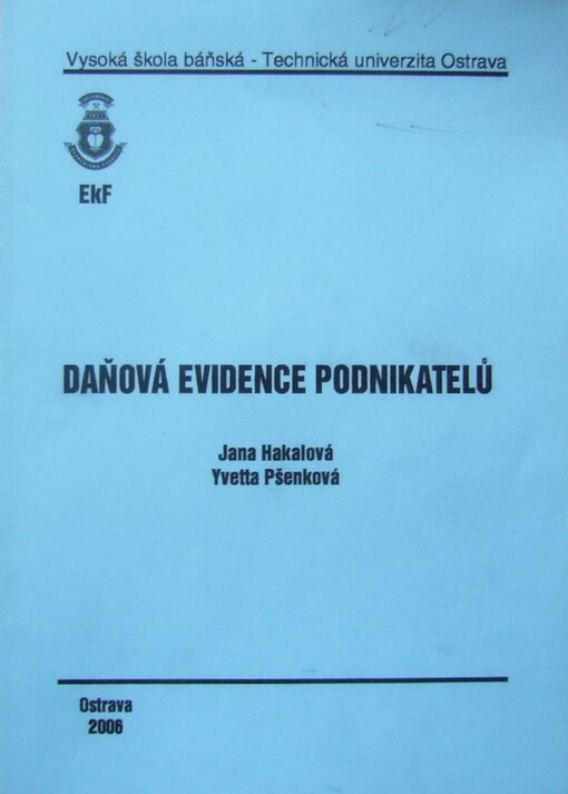 Daňová evidence podnikatelů