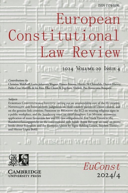 European constitutional law review