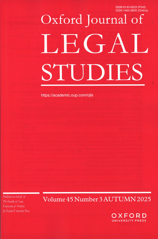 Oxford journal of legal studies