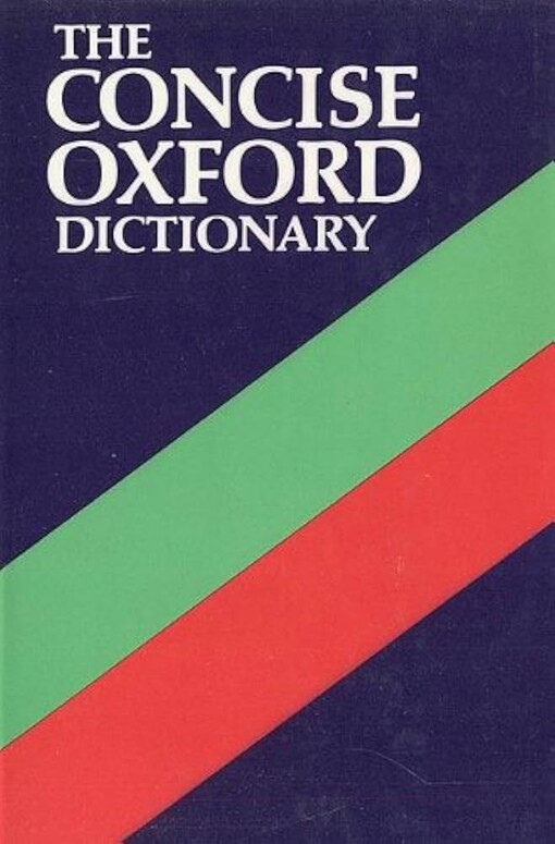 Pocket Oxford dictionary of current English