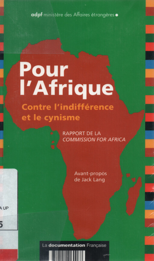 Pour l'Afrique : contre l'indifférence et le cynisme