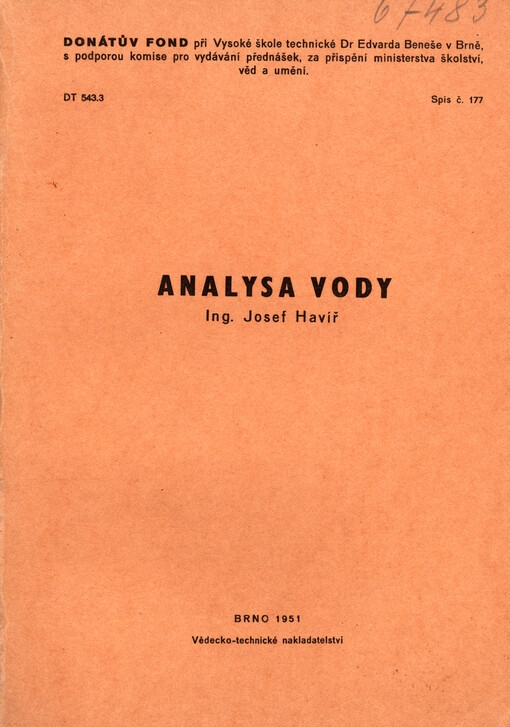 Analysa vody