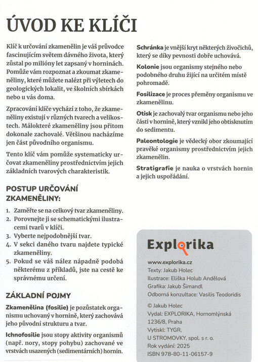 Klíč k určování zkamenělin