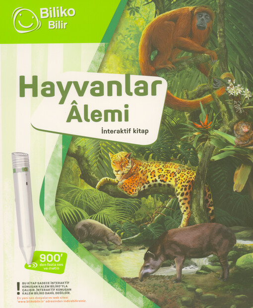 Hayvanlar âlemi : interaktif kitap