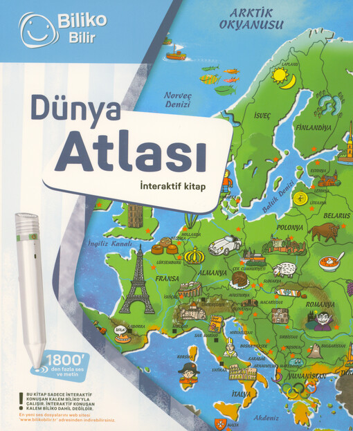 Dünya atlasi : interaktif kitap