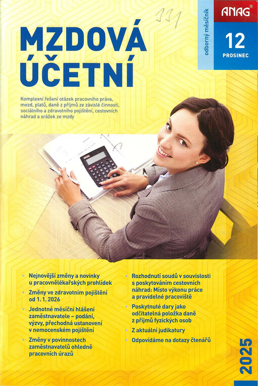Mzdová účetní : měsíčník pro praxi mzdových účetních