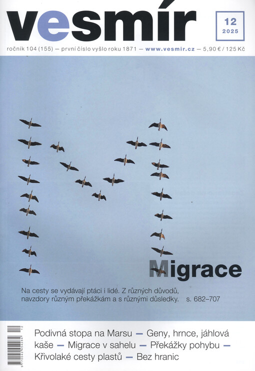 Vesmír : časopis pro šíření vědy přírodní, zeměpisné a národopisné