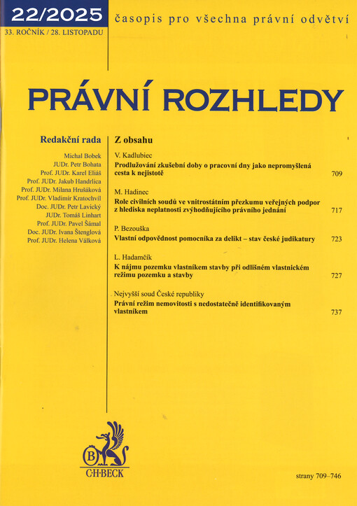 Právní rozhledy : časopis pro všechna právní odvětví