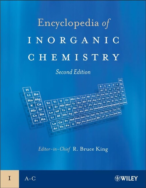 Encyclopedia of inorganic chemistry
