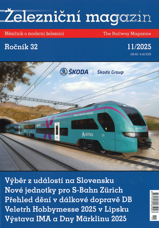 Železniční magazín : měsíčník o skutečné a modelové železnici