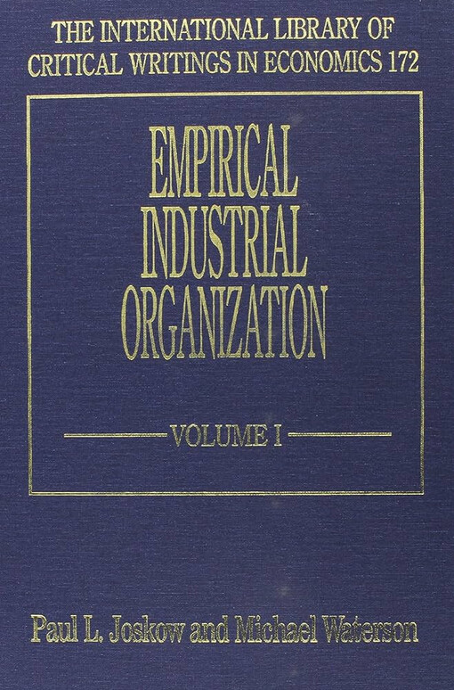 Empirical industrial organization.Volume I