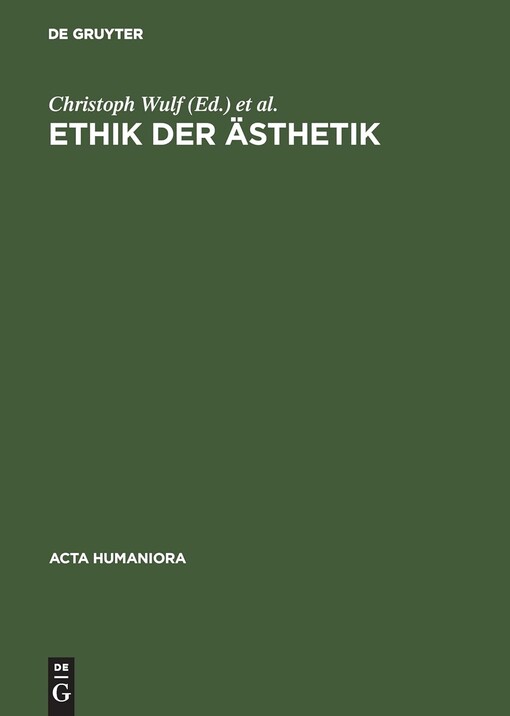 Ethik der Ästhetik
