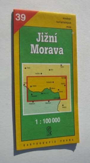 Jižní Moravasoubor turistických map : 1:100 000