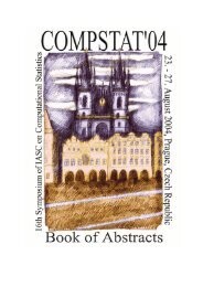 COMPSTAT' 04 :16th symposium of IASC on Computational Statistics : 23.-27. August 2004, Prague, Czech Republic : book of abstracts