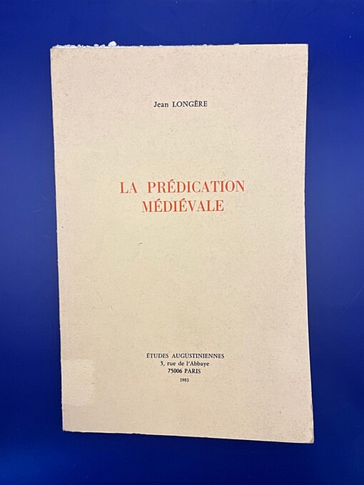 La prédication médiévale
