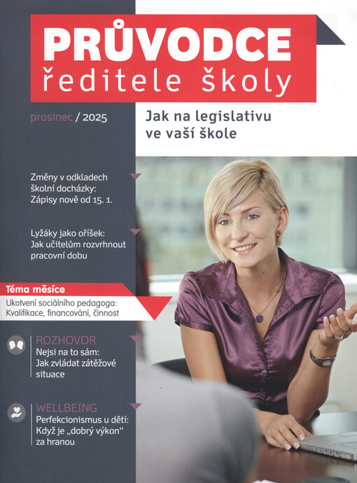 Průvodce ředitele školy : jak na legislativu ve vaší škole