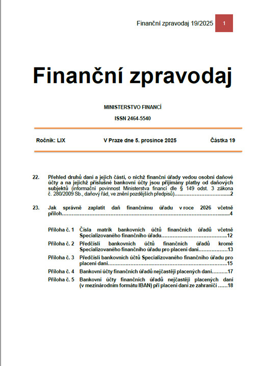 Finanční zpravodaj